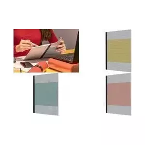 Hardcover A5 Notebook Sigel SN300 — Lined, Coral, 200 Pages