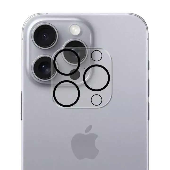 3MK Lens Pro Full Cover Kameras objektīva aizsargs Apple iPhone 16 Pro Max Pro Photo 3