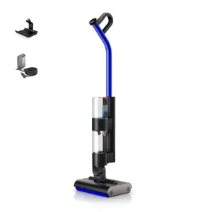 Dyson Wash G1 Electric Mop Bagless Dry and Wet Hard Floor and Tile Black and Blue 17 V Battery LCD Display