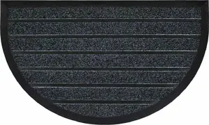 Durvju paklājs Douceur d'Interieur GALETS pusmēness PVC 45 x 75 cm, gumijas pamatne