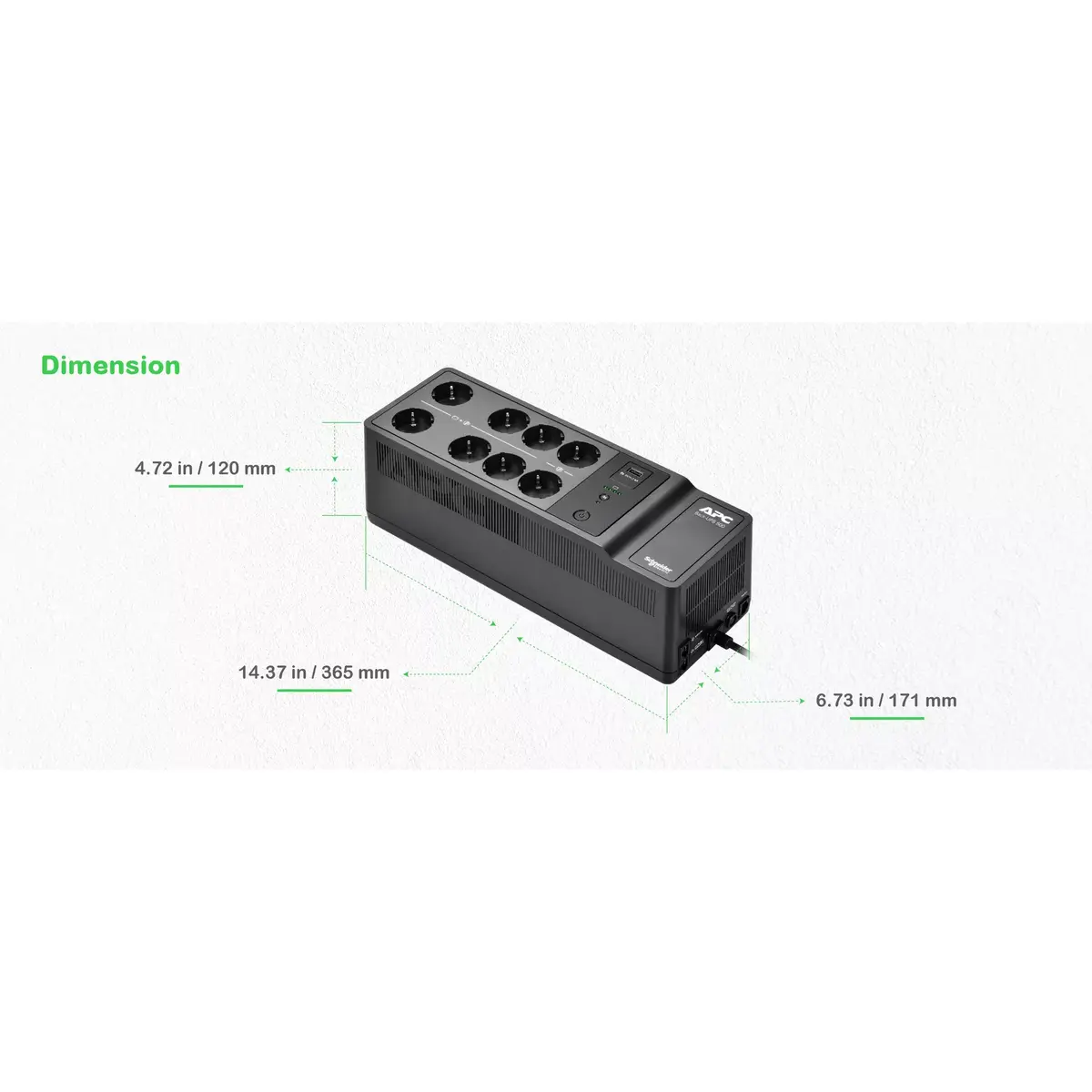 APC Back-UPS 500VA 300W Photo 14