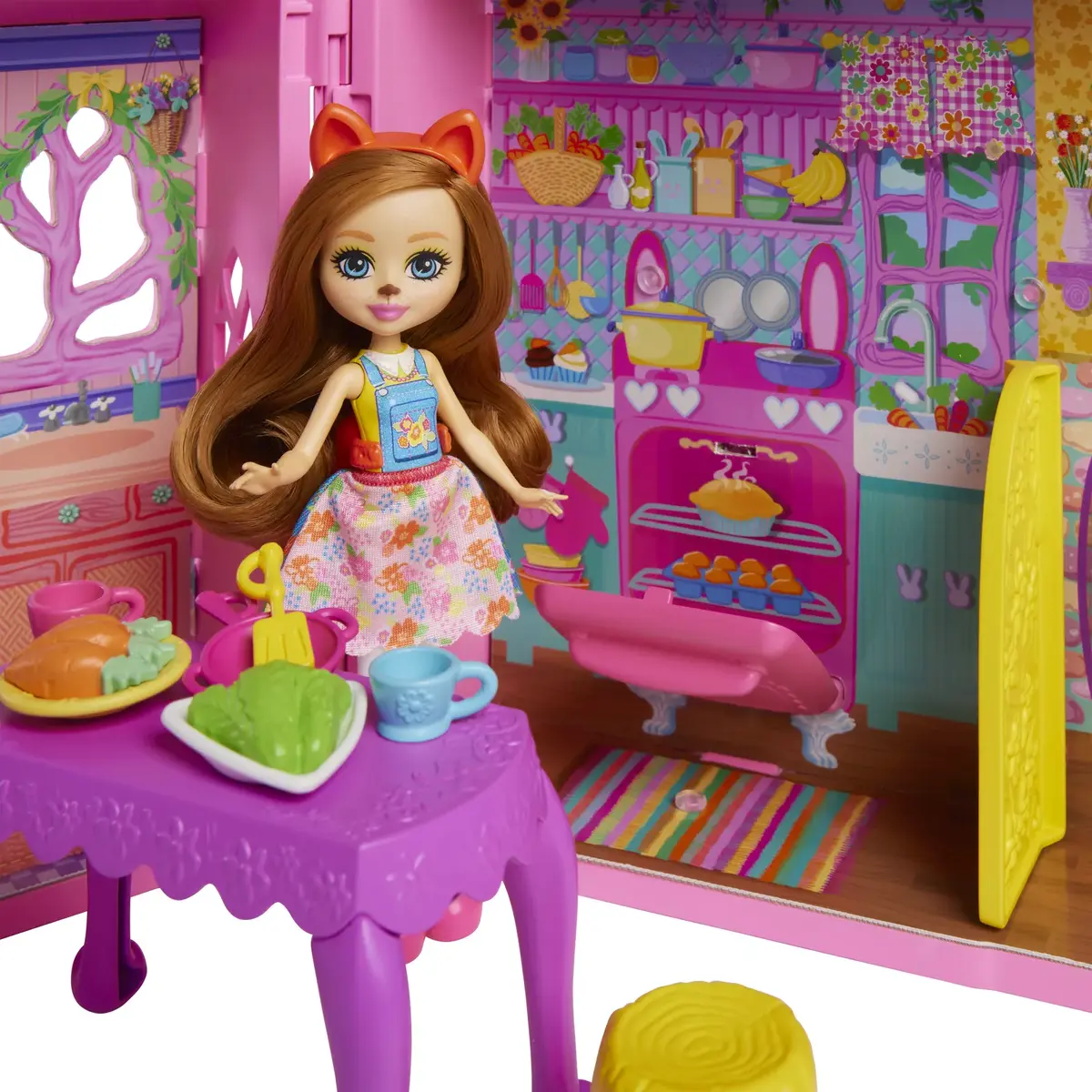 Māja Mattel Enchantimals FRIENDSHIP FUN HOUSE Playset Photo 4