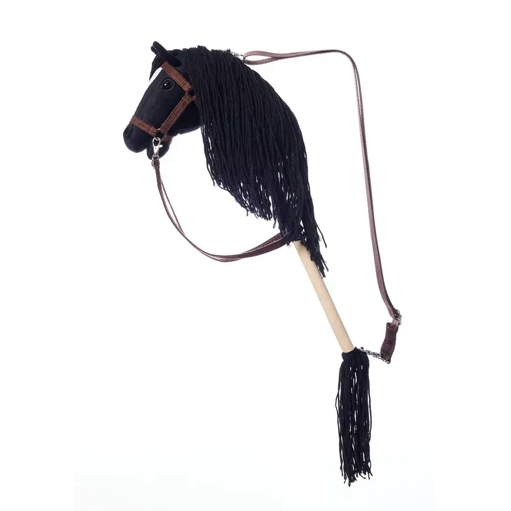 Tootiny HoppiHorse A4 mīkstā zirdziņa — melna Photo 8