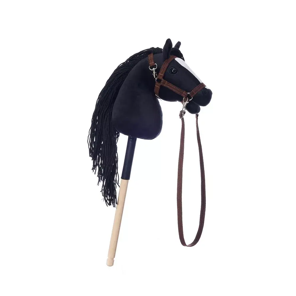 Tootiny HoppiHorse A4 mīkstā zirdziņa — melna Photo 9