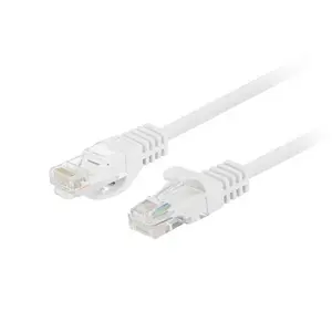 LANBERG Patchcord Cat.6 UTP 0.25 m — 10-pack, Fluke passed, white
