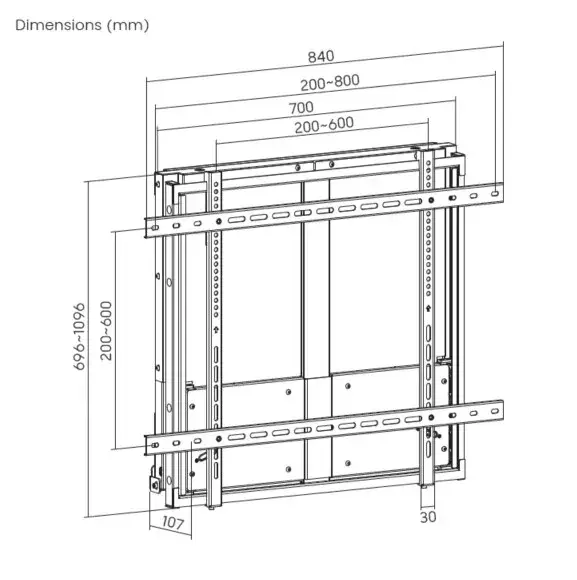 TV Wall Mount Equip 60"-100" Photo 15