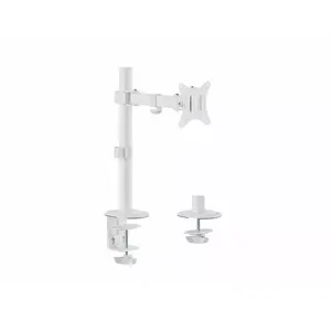 Articulating Monitor Desk Mount Bracket Equip 17"-32" White