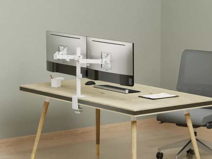 Divu monitoru galda stiprinājums Equip 17"-32" Photo 6