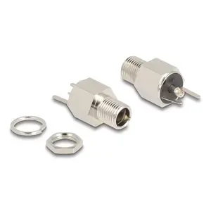 DeLOCK savienotājs DC 5.5 x 2.5 mm sieviešu caurules lodēšanas versija Hexagon 20 V 9 A