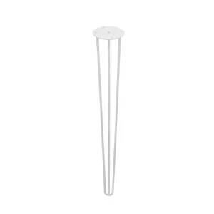 STEEL ANGLE LEG 8X700 MM BLANCO