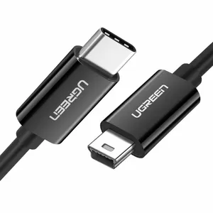 USB-C to miniUSB cable UGREEN UGR1134BLK 1 m, black