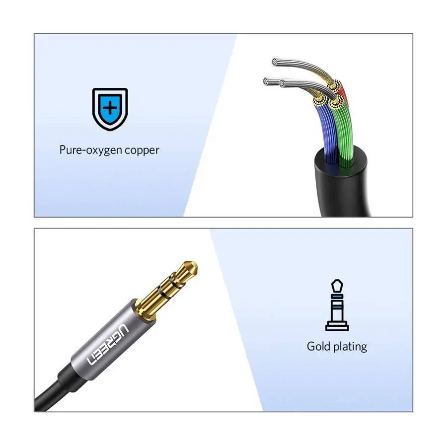 UGREEN 10592 3.5 mm audio extension cable 1 m Photo 7