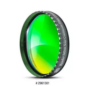Solar Continuum Filter Baader 7.5 nm 2" — narrowband solar continuum filter for visual and imaging