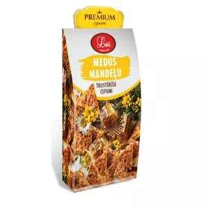 Cookies Lāči Almond Honey Triangles, 150 g package