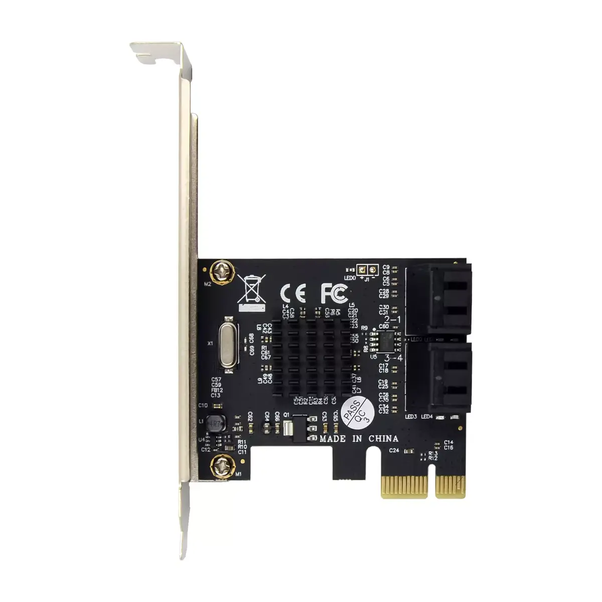 InLine SATA 6Gb/s Controller 4 SATA Ports PCI-Express 2.0 Photo 3