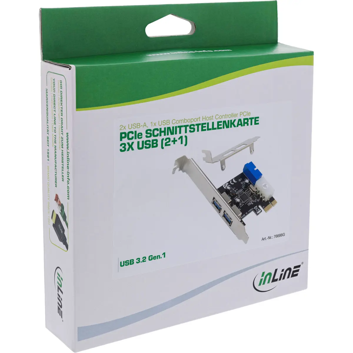 InLine PCIe USB 3.2 Gen 1 Host Controller 76666G Photo 10