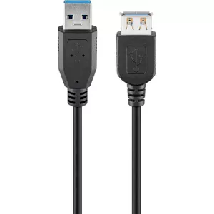 Goobay USB Cable USB 3.2 Gen 1 2m USB A Black 74149