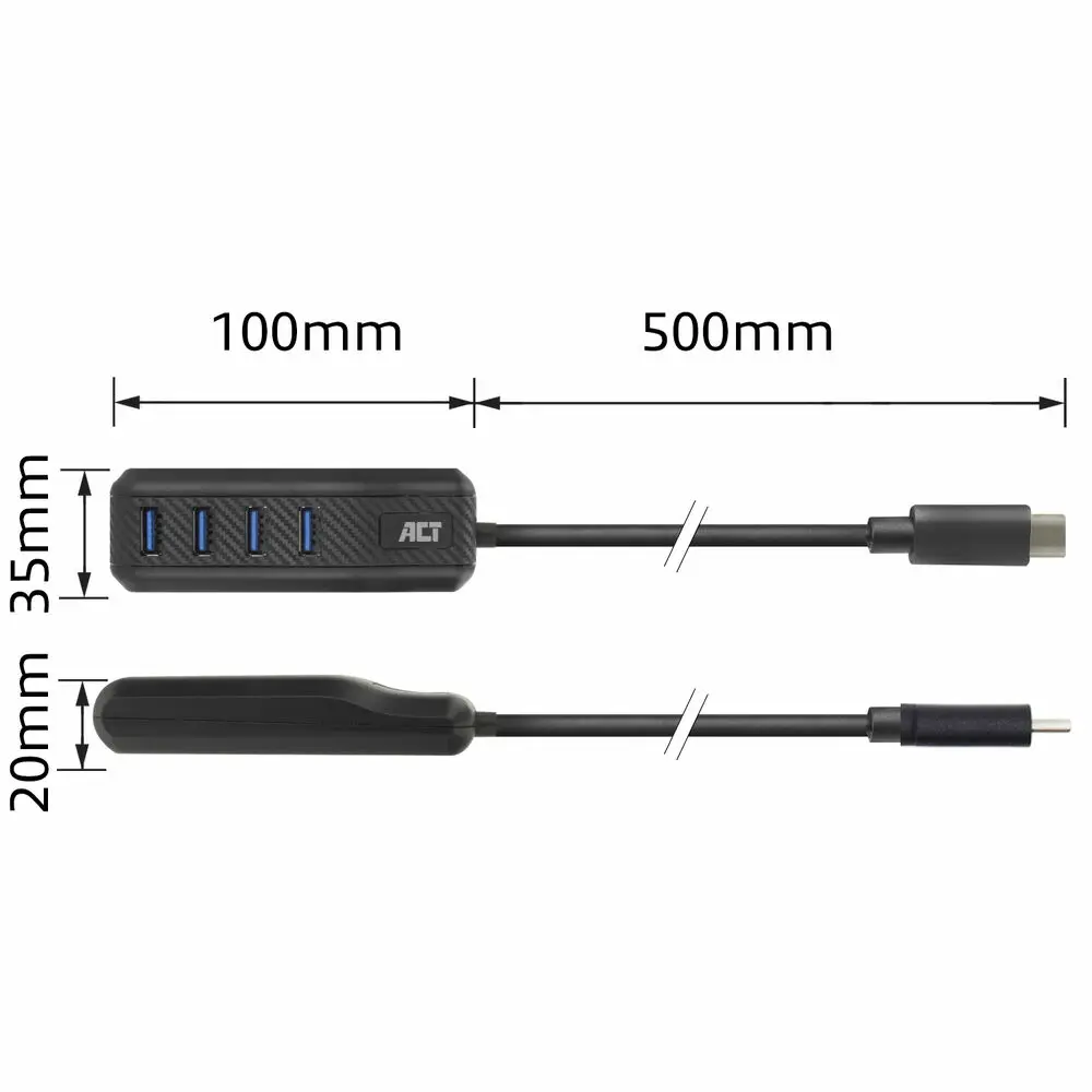 ACT AC6420 USB-C Hub with 4 Ports Photo 7