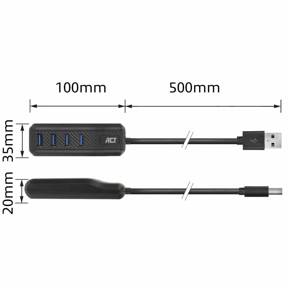 ACT AC6320 USB 3.2 Gen 1 Type-A centrmezgls Photo 7