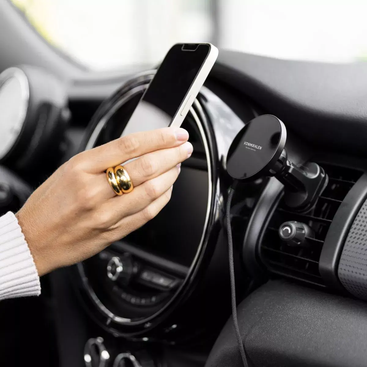 vonmählen Aura auto bezvadu lādētājs 15 W Photo 2