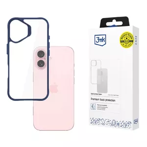Cover 3MK Satin Armor Case+ iPhone 16 15.5 cm Blue Transparent