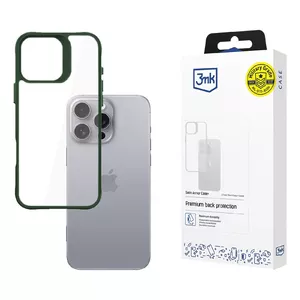 Vāks 3MK Satin Armor Case+ iPhone 16 Pro Max 17.5 cm Zaļš Caurspīdīgs