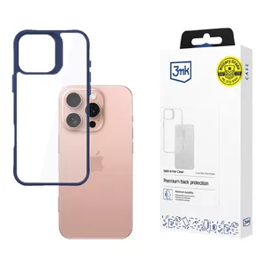 3MK Satin Armor Case Cover Apple iPhone 16 Pro 6.3" Blue Transparent