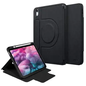 Футляр Folio LAUT Prestige Folio для Apple iPad 10.9" / 11" (2025 A16, 11‑е поколение) чёрный, 2 режима подставки, макс. экран 27,7 см