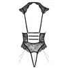 Abierta Fina Open Lace Body M — откровенное кружевное боди Photo 10