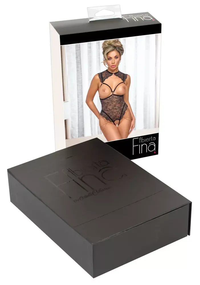 Боди с открытым шагом Abierta Fina Open Lace Body Photo 11