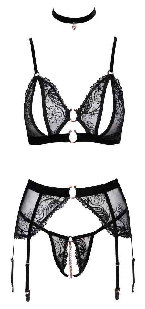 Apakšveļas komplekts abierta fina Bra Suspender Set 22153571051 Photo 8