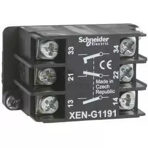 Вспомогательный контакт Schneider Electric XENG1491 2НО+1НЗ фронтального монтажа