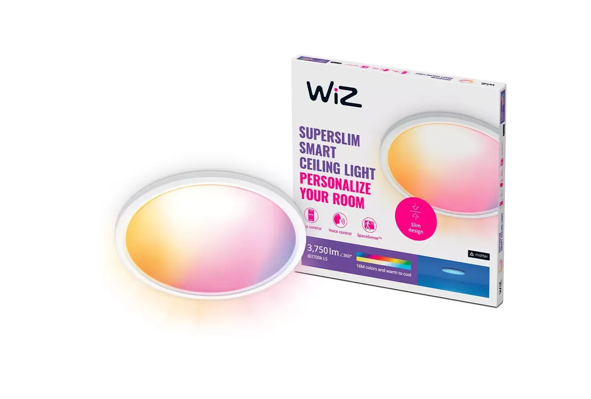 Умный потолочный светильник WiZ Superslim Ceiling 32 W Photo 2