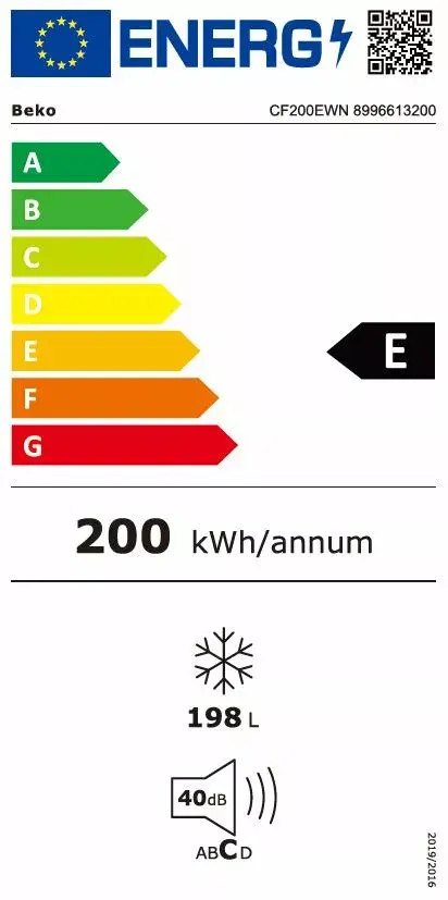 Saldētava Beko CF200EWN Photo 4