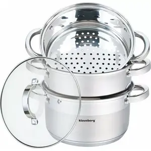 Набор кухонной посуды Klausberg KB-7136 — 4 предмета, кастрюля 18 см