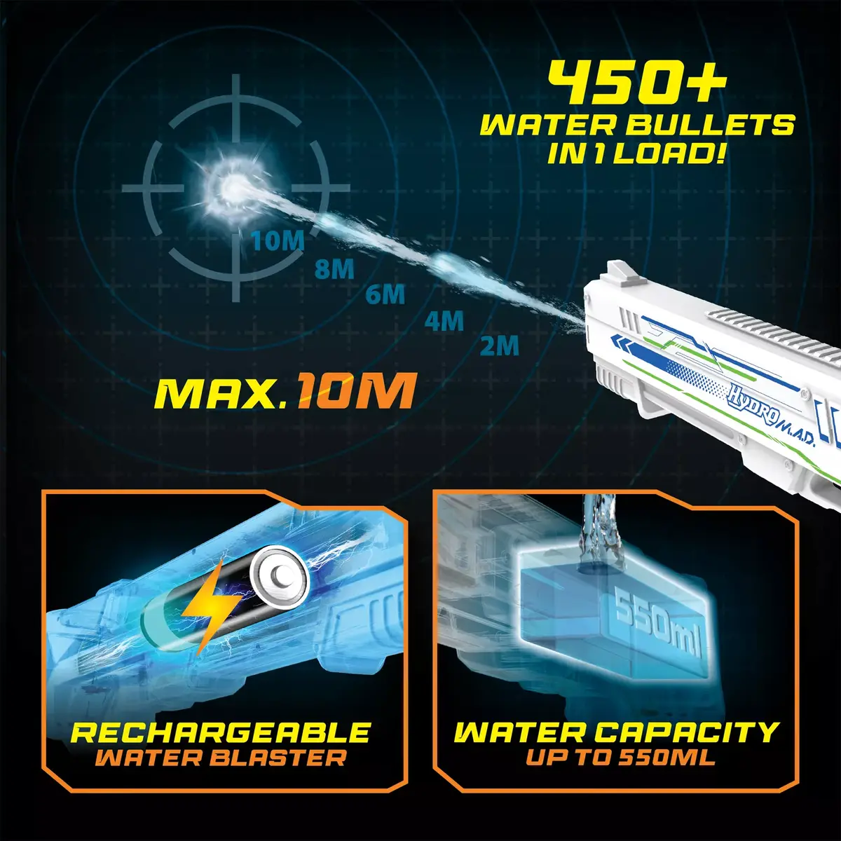 Pistol water gun Silverlit Hydro MAD Photo 10