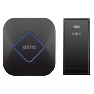 Wireless doorbell Eura WDP-83H2 'Jazz' battery-free black