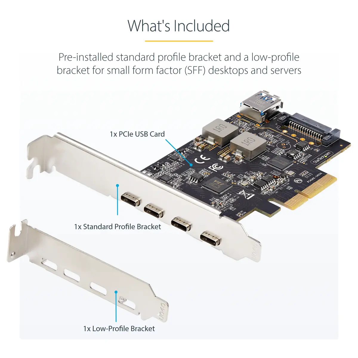 Плата StarTech 5-Port USB 3.2 10Gbps PCIe Photo 10