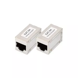 Digitus CAT 6A modular couplers shielded 2 pieces RJ-45 Gold contacts