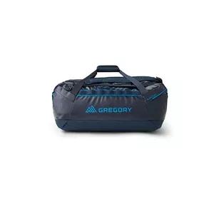 Ceļojumu duffle maisa Gregory Alpaca 60 — 60 L poliestera ceļojuma soma, augšēja uzpildīšana, ūdensizturīga, 4 rokturi, plecu siksna