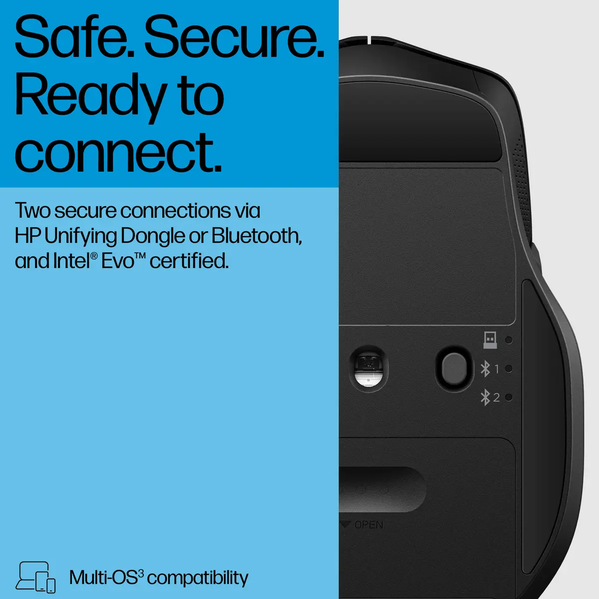 HP 685 Comfort Dual-Mode Mouse Photo 3