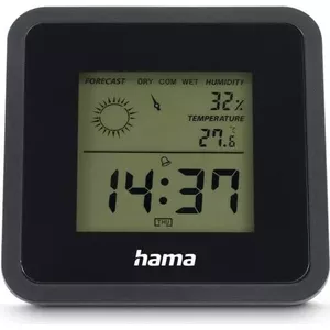 Гигрометр и термометр Hama Borneo Black