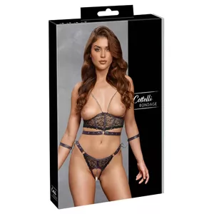 Bondage Top Set Cottelli Collection XL Melns 22513101051