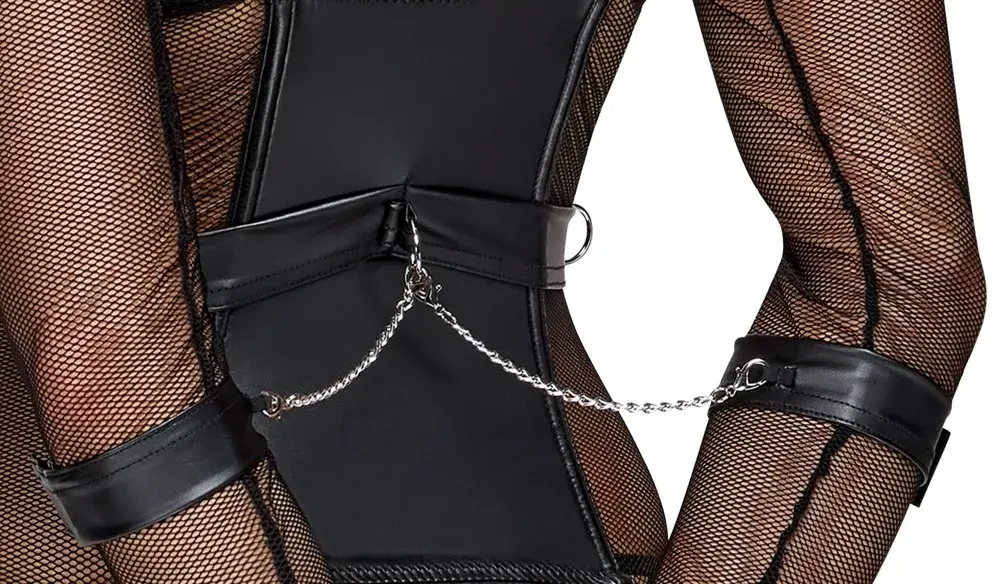 Корсет-баск cottelli collection Bondage Basque XL Photo 10