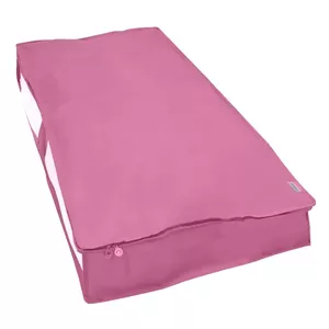 Storage clothes box ORDINETT 107x50x15cm Blossom – fabric garment storage, 107×50×15 cm