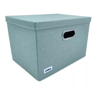 Storage box ORDINETT 126883003 43×30×27.5 cm Mint — plastic organizer for home and office