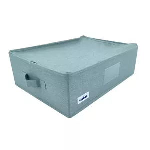 Storage box ORDINETT 42x32x14 cm Mint — rectangular plastic organizer