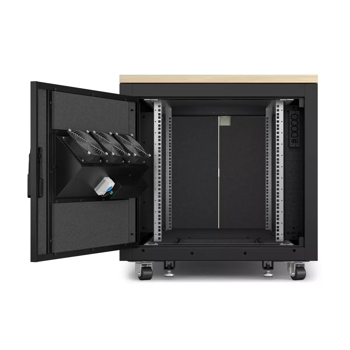 APC NetShelter Soundproof 12U serveru skapītis Photo 3