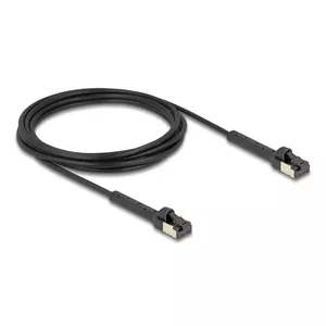 Сетевой кабель DeLOCK RJ45 Slim Cat.8.1 U/FTP 3м Черный