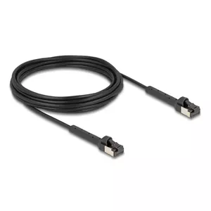 Сетевой кабель DeLOCK RJ45 Slim Cat.6A U/FTP 5м Черный